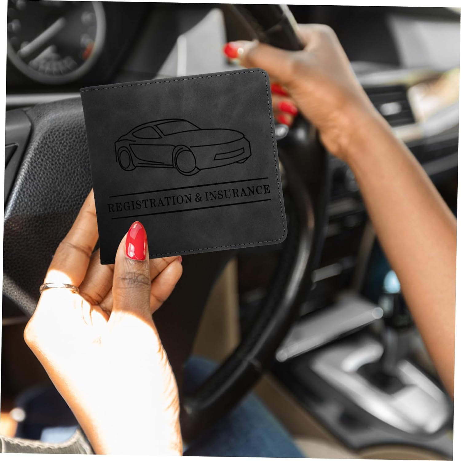 Car Insurance Protective Case Holder for License and Registration