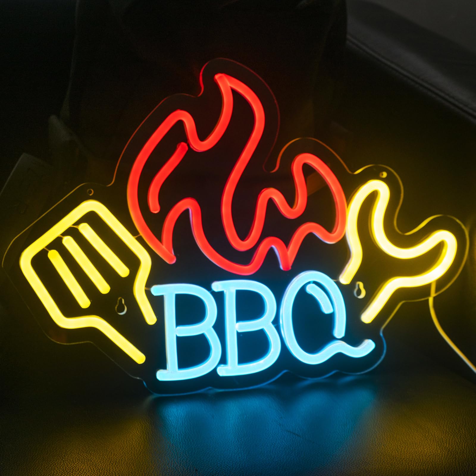 Amazon.co.jp: BBQネオンサイン 壁装飾 バーベキュー レストラン