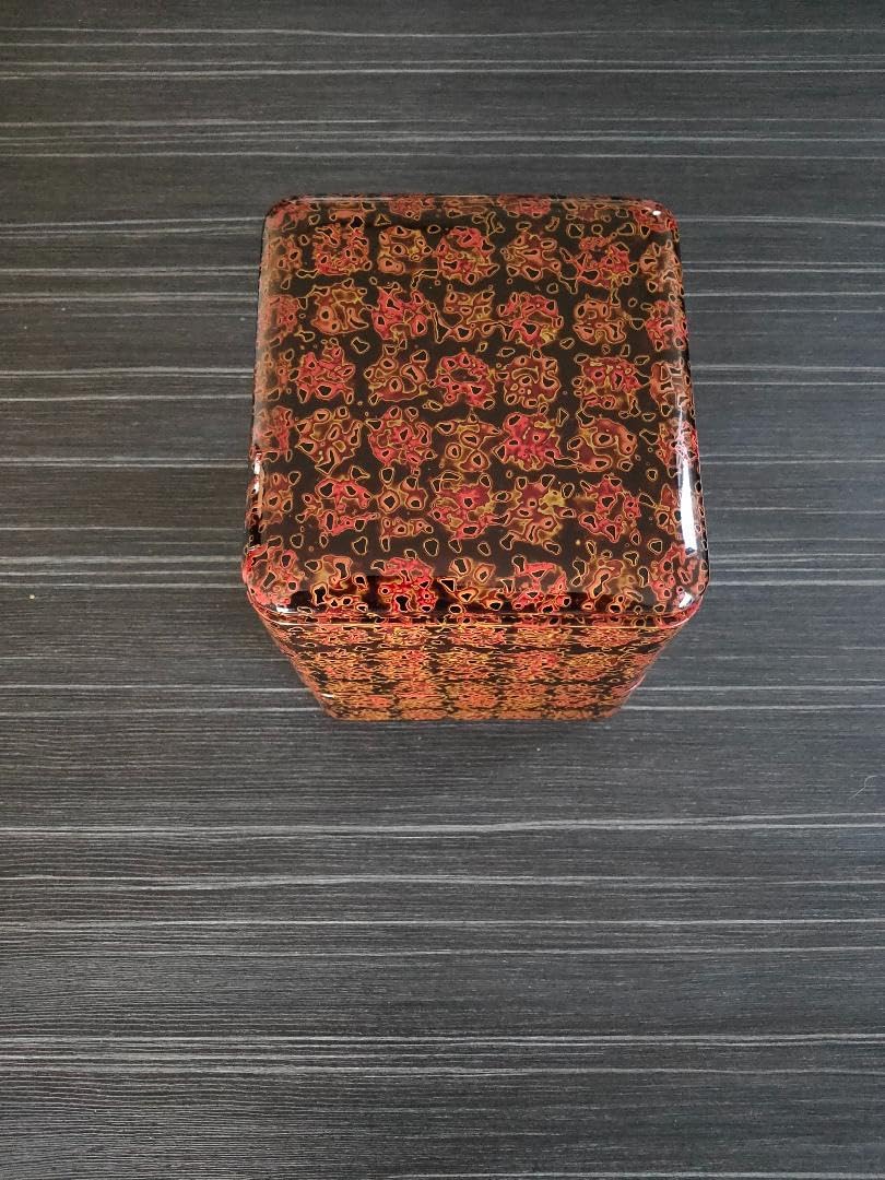 津軽塗　重箱 3段 三段重 唐塗/茜 | 津軽塗 小林漆器のネット通販