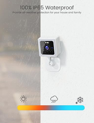 Miniatura 5 de Cámara de seguridad WiFi para el hogar, 2K con cable para exterioresinteriores, monitor para mascotas, perros, gatos, bebés, niñeras, visión