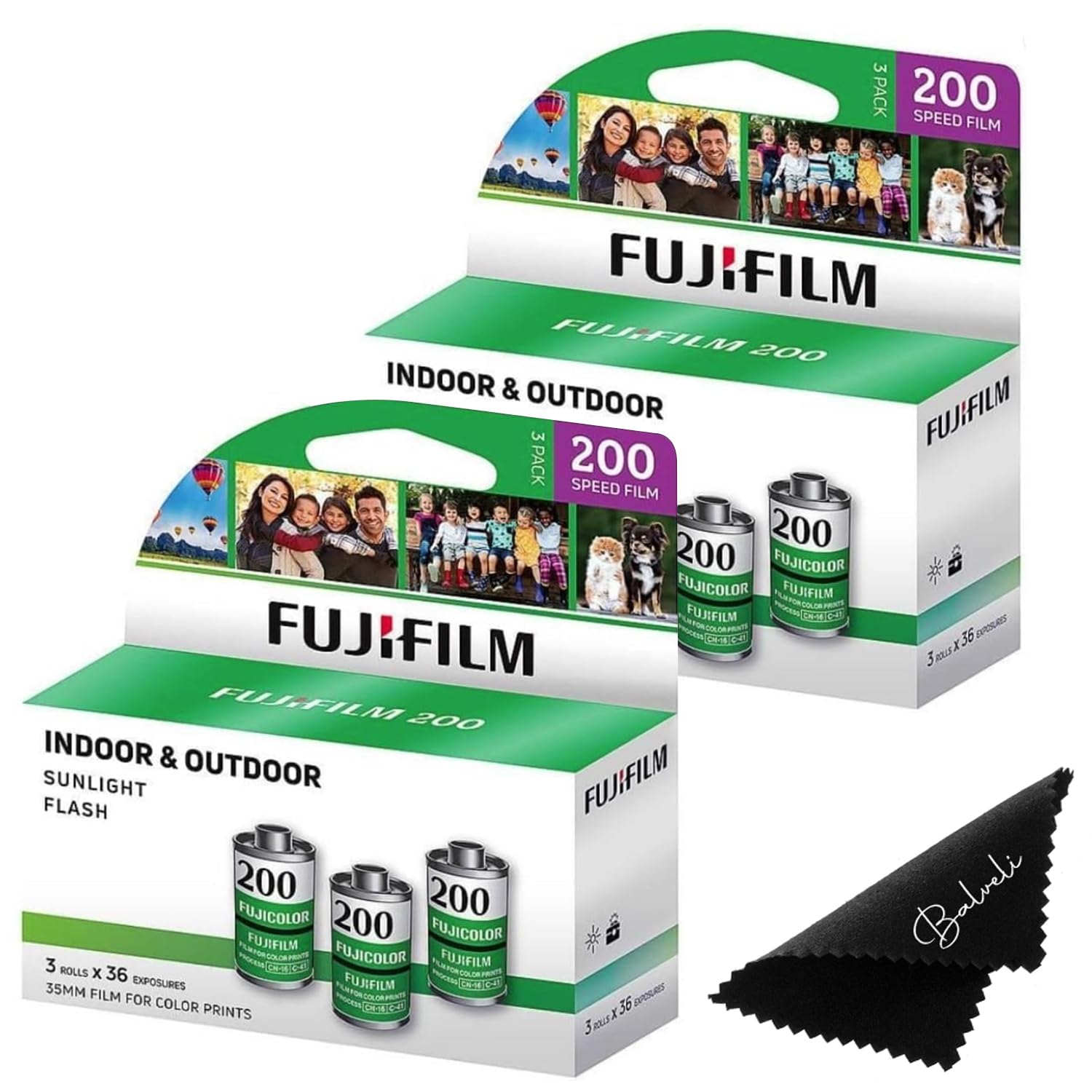 Amazon.com : Fujifilm 200 35mm Film Bundle, 6 Rolls (2x3 Pack) 36