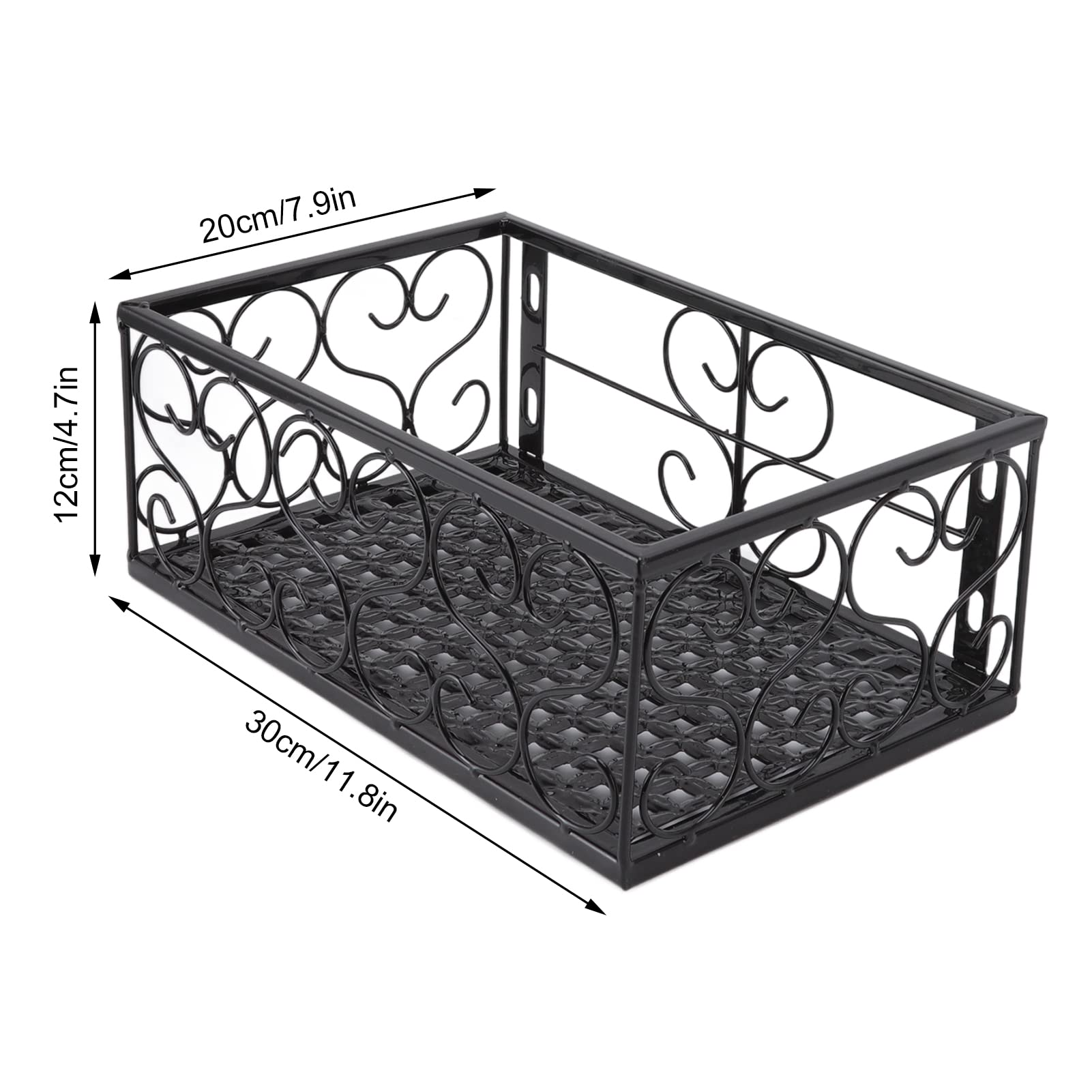 Supporto per vaso di fiori Supporto per vaso di fiori per balcone Supporto per ringhiera per patio decorativo in ferro addensato con fermi per vasi da fiori per davanzale(Suitable for 6.5cm railings