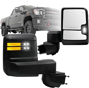 Chevy Silverado 3500HD 2015-2019 Manual Towing Mirrors | A128864F221