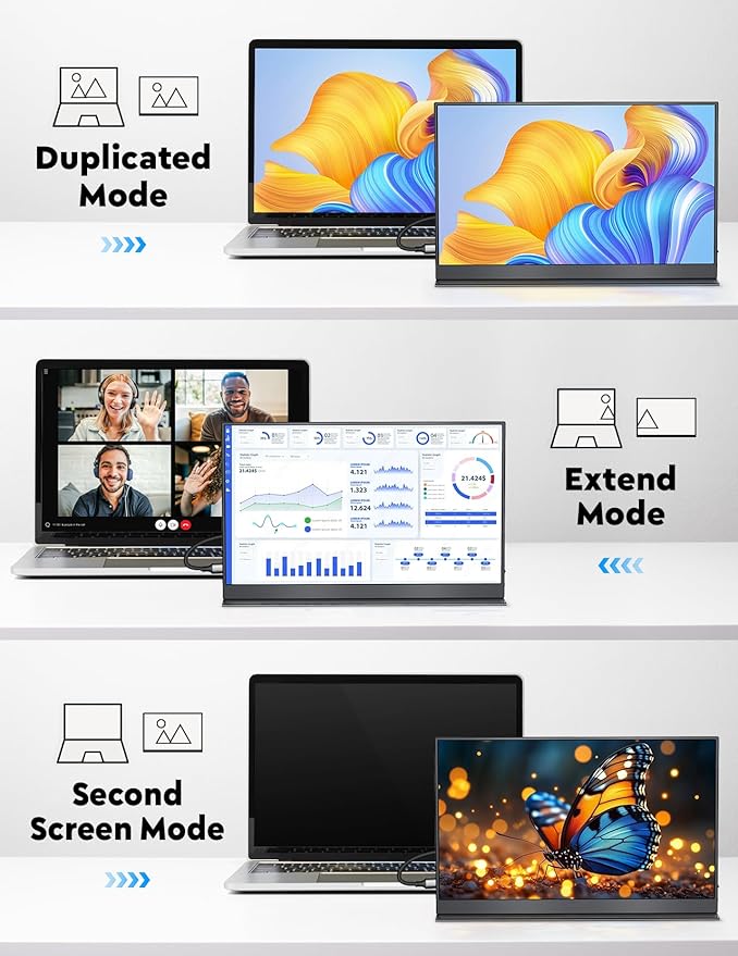 Monitor Extensor 15.6 FHD IPS miniatura 5