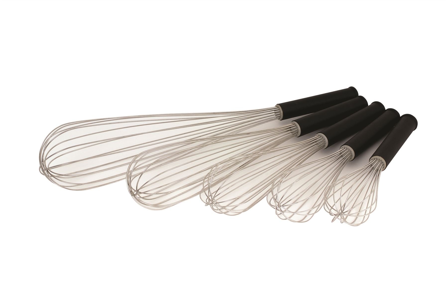 Genware NEV-6338-40 Handled Whisk, Heavy Duty, Nylon, 40 cm