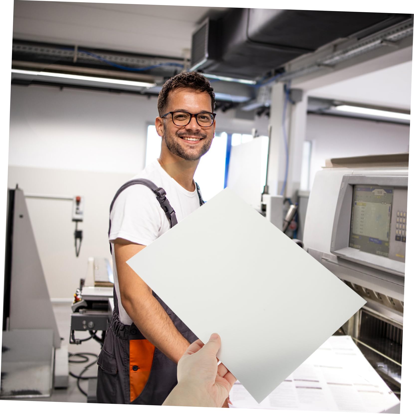 Ciieeo 60feuilles Papier Autocollant pour Impression Étiquettes Imprimables Étiquettes Vierges pour Imprimante