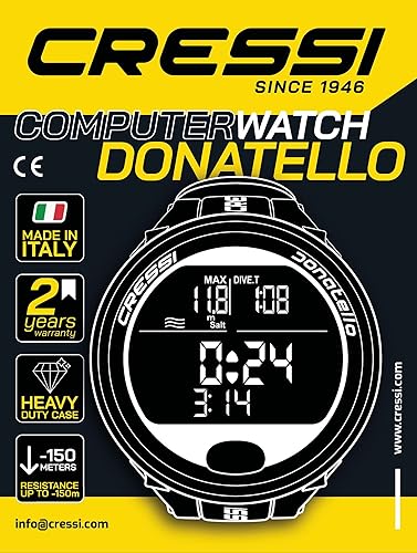 Miniatura 12 de Cressi Donatello Wrist Computers Negro/Blanco