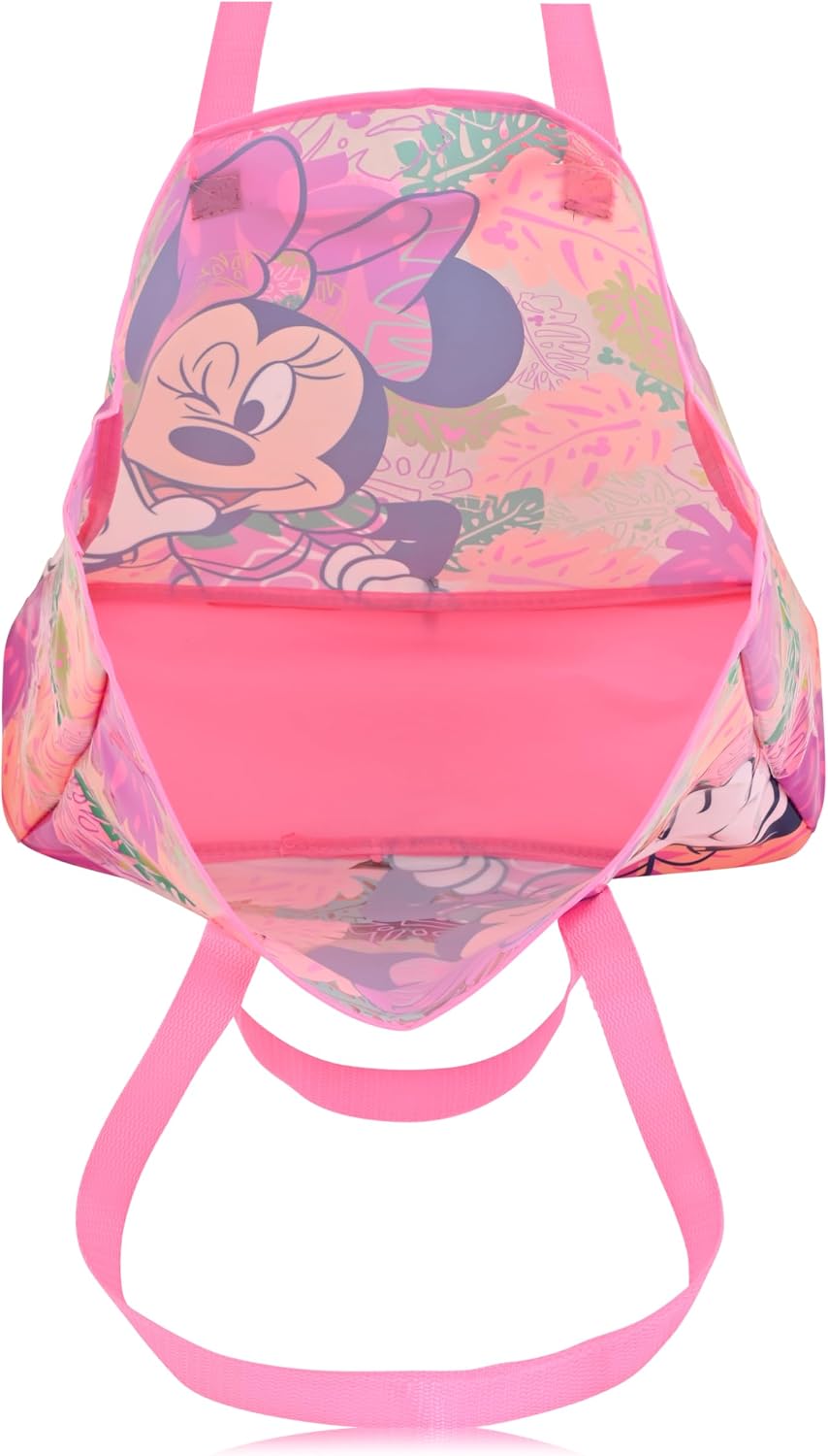 Fast Forward Disney Minnie Mouse Beach Bag Tote Bag For Women | Minnie Mouse Beach Tote Travel Bag for Adults, Kids, Girls, Boys | Cute Minnie Mouse Accessories and Reusable Grocery Bags image 5