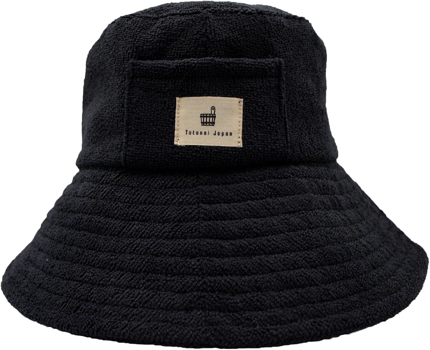 Sauna Hat Towel Japan Brand for Men and Women, Washable Sauna Hat (Black)