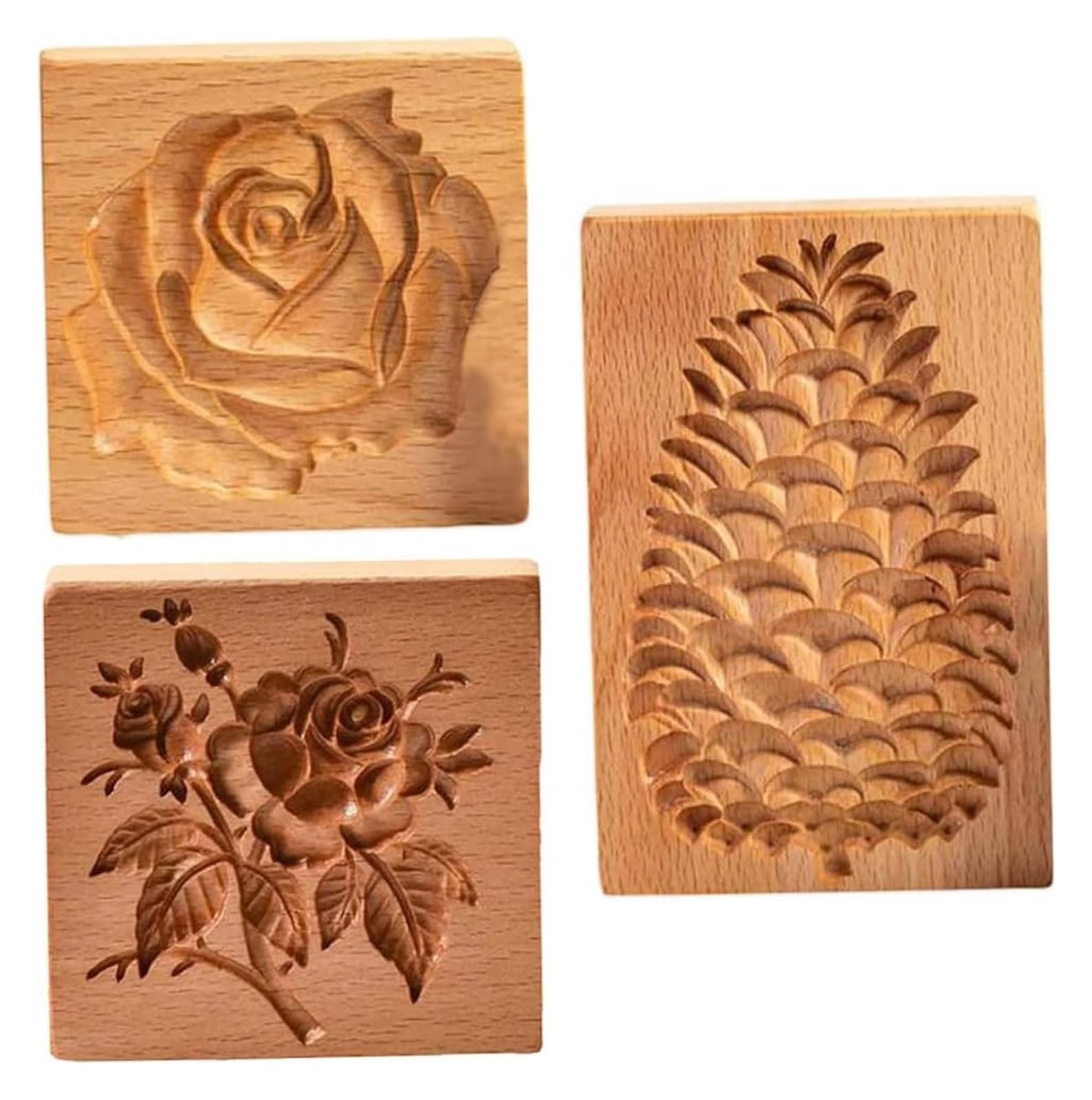 Forma do ciastek， DIY forma do pieczenia 3D Rose Press stempel na przyjęcie weselne przybory kuchenne, foremki ciastek