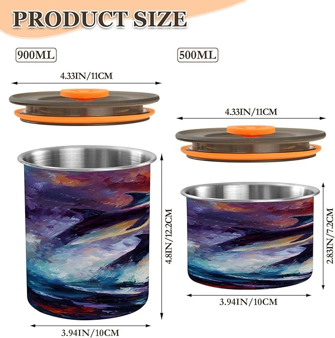 Almacenador de Alimentos ALAZA 17 oz Acero Inoxidable con Tapa miniatura 3