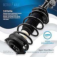 Vista 931 de Detroit Axle - Kit de suspensión delantera de 10 piezas para Chevy Aveo Aveo5 Pontiac G3 Wave 2 Ready Struts Assembly 2 Enlaces de barra