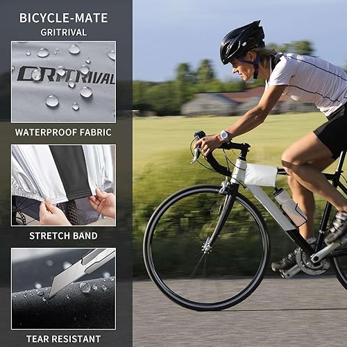 Miniatura 4 de Fundas para bicicleta para almacenamiento al aire libre impermeable. Viene en 3 colores y 2 tamaños. La funda para bicicleta está equipada con un
