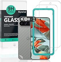 Ibywind für Google Pixel 10 Pro XL 5G, 2 Stück Panzer Schutz Glas,mit 1 Stück Metall Kameraschutz,9H Härte Schutzfolie,Blasenfrei