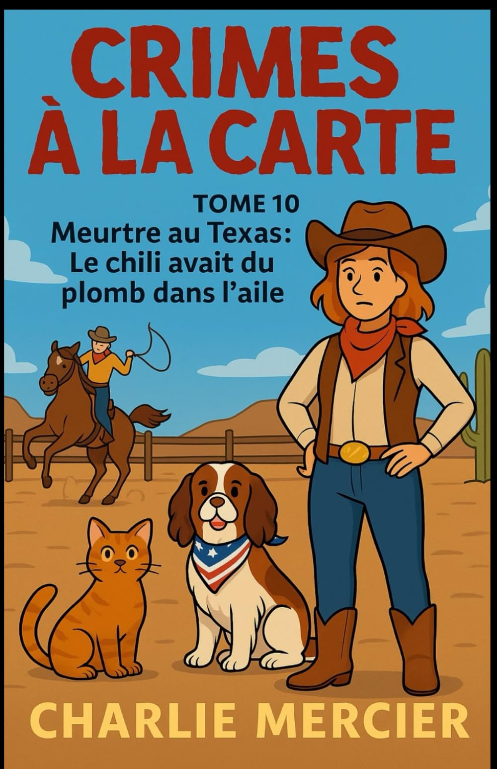CRIMES À LA CARTE – Tome 10 : Meurtre au Texas – Le chili avait du plomb dans l’aile: Un cosy mystery savoureux, à la croisée de Miss Marple et Agatha Raisin, version chili con carne !