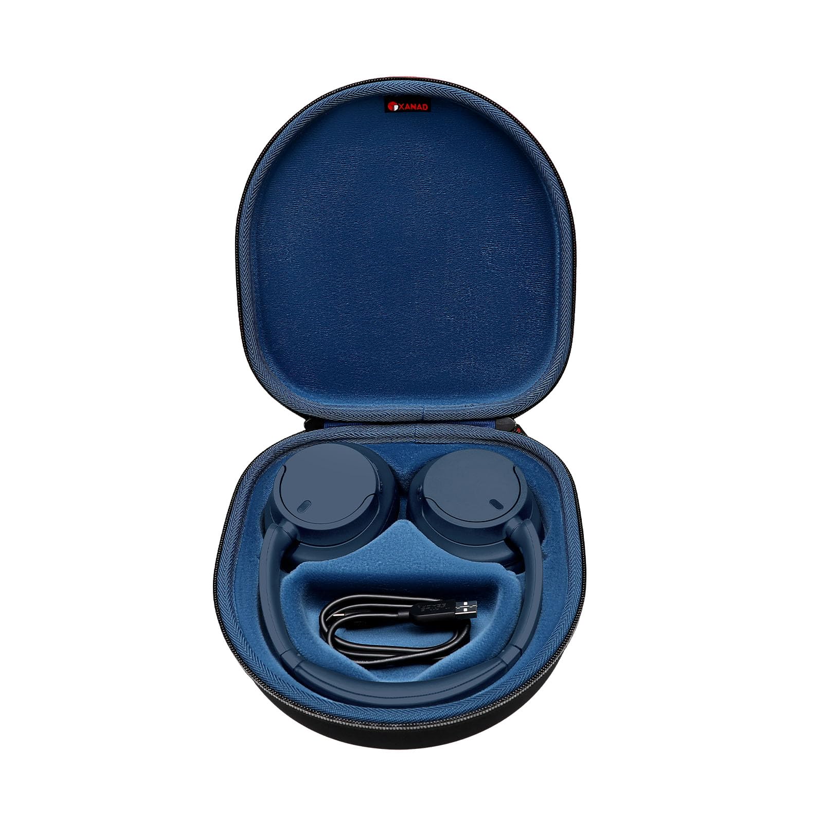 XANAD Blue Carrying Case for Sony WH-CH720N/WH-CH710N / CH700N / XB900N /XB700N Wireless Noise Canceling Extra Bass Headphones - Tavel Storage Bag