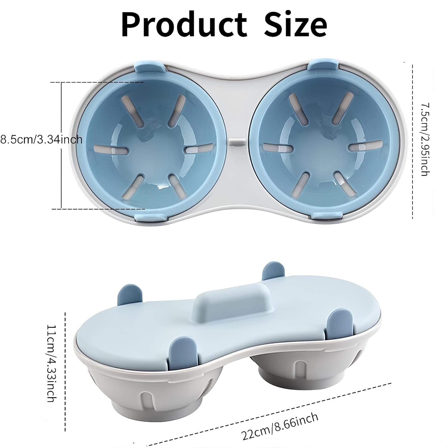 Microwave Egg Poacher, Microwave Egg Cooker,Edible Silicone Double Drain Poached Egg Cups, Kitchen Cooking Gadgets for Home Chefs