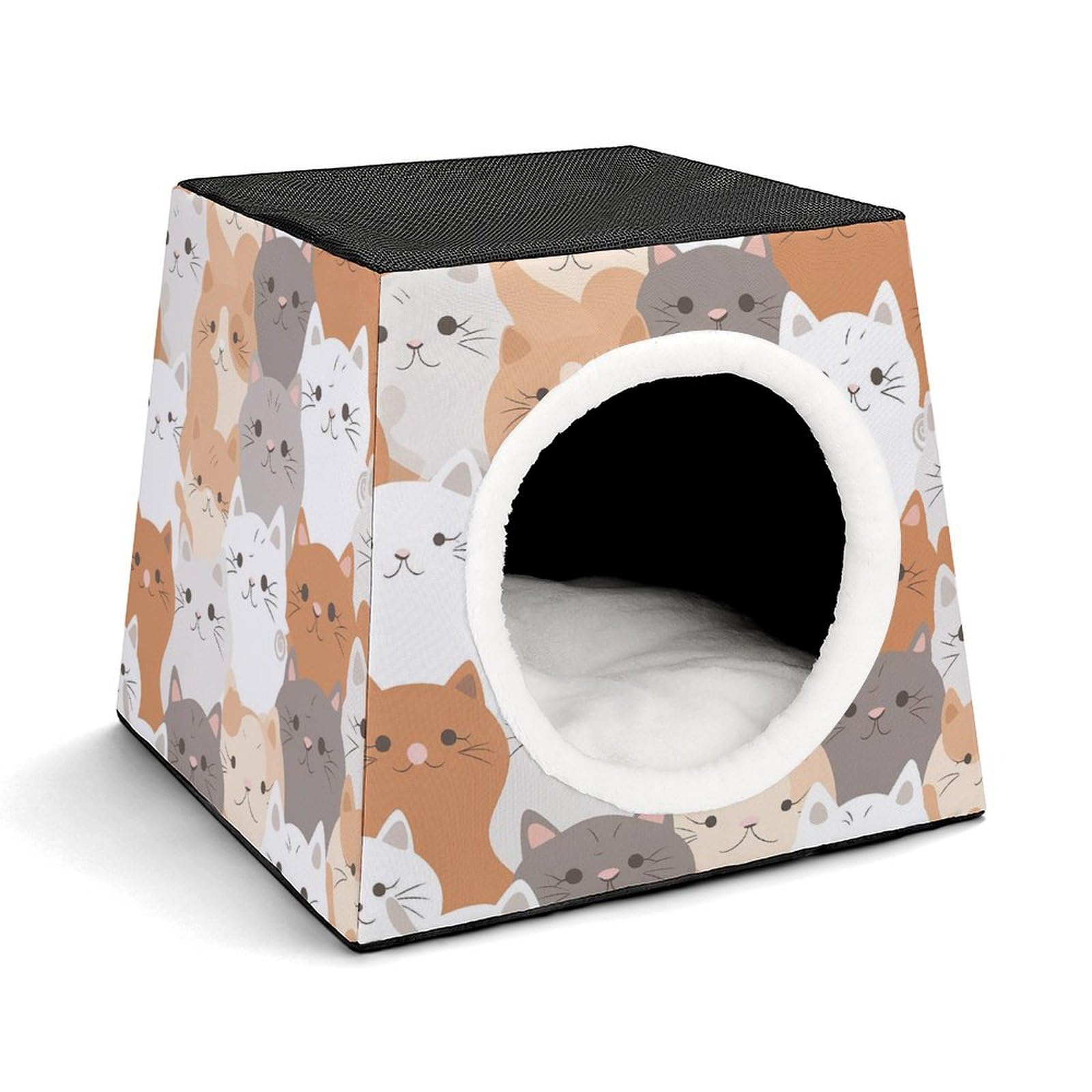 Capsule d'espace chaude pour chat avec couchage ultra doux