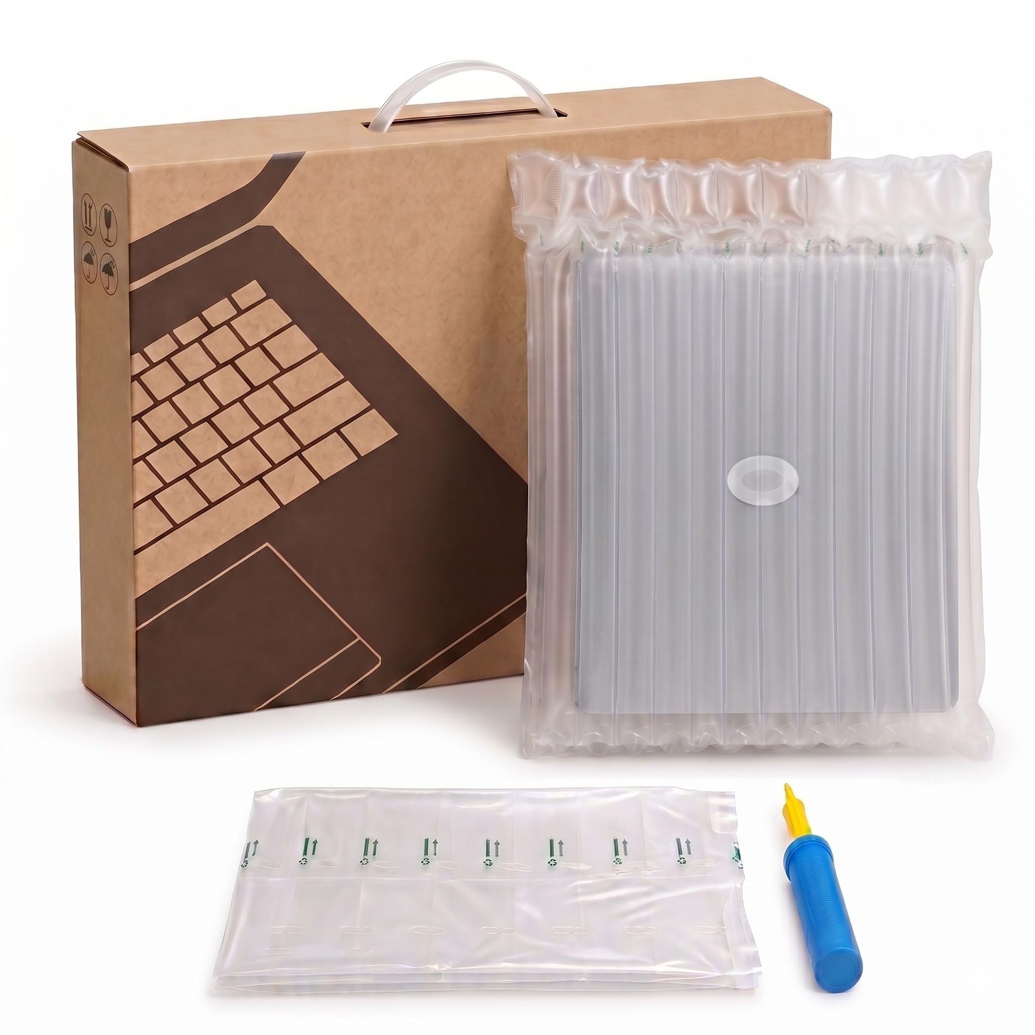 Éviter la casse PC portable avec la boîte UN3481 à 3 sacs gonflables