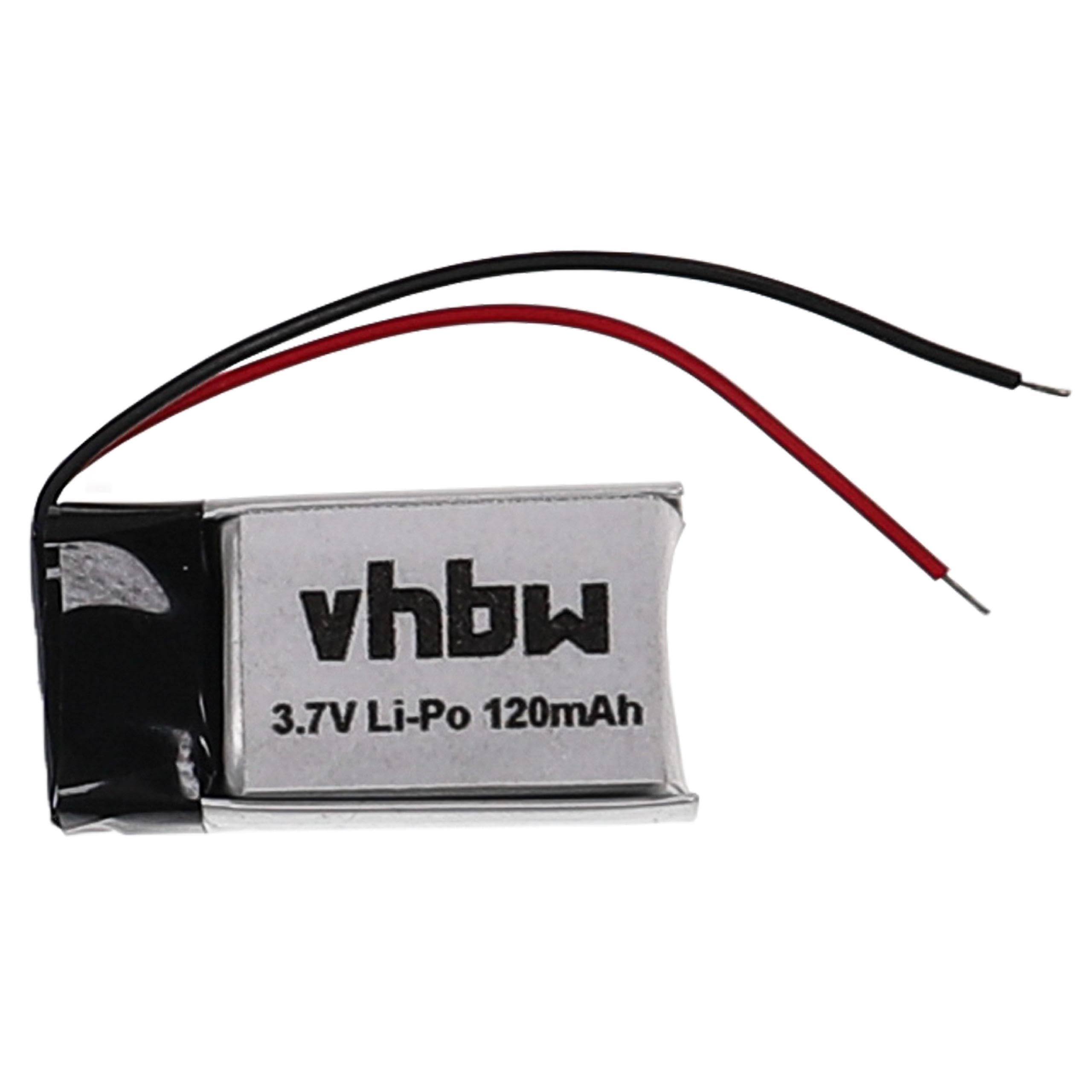 vhbw Akumulator kompatybilny z bezprzewodowymi słuchawkami Bose AE2w (120 mAh, 3,7 V, litowo-polimerowy)