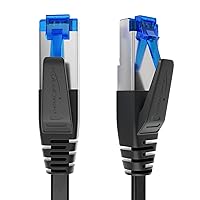 KabelDirekt – Cavo Ethernet piatto altamente flessibile – 12,5 m – Cavo LAN e cavo di rete (CAT7)