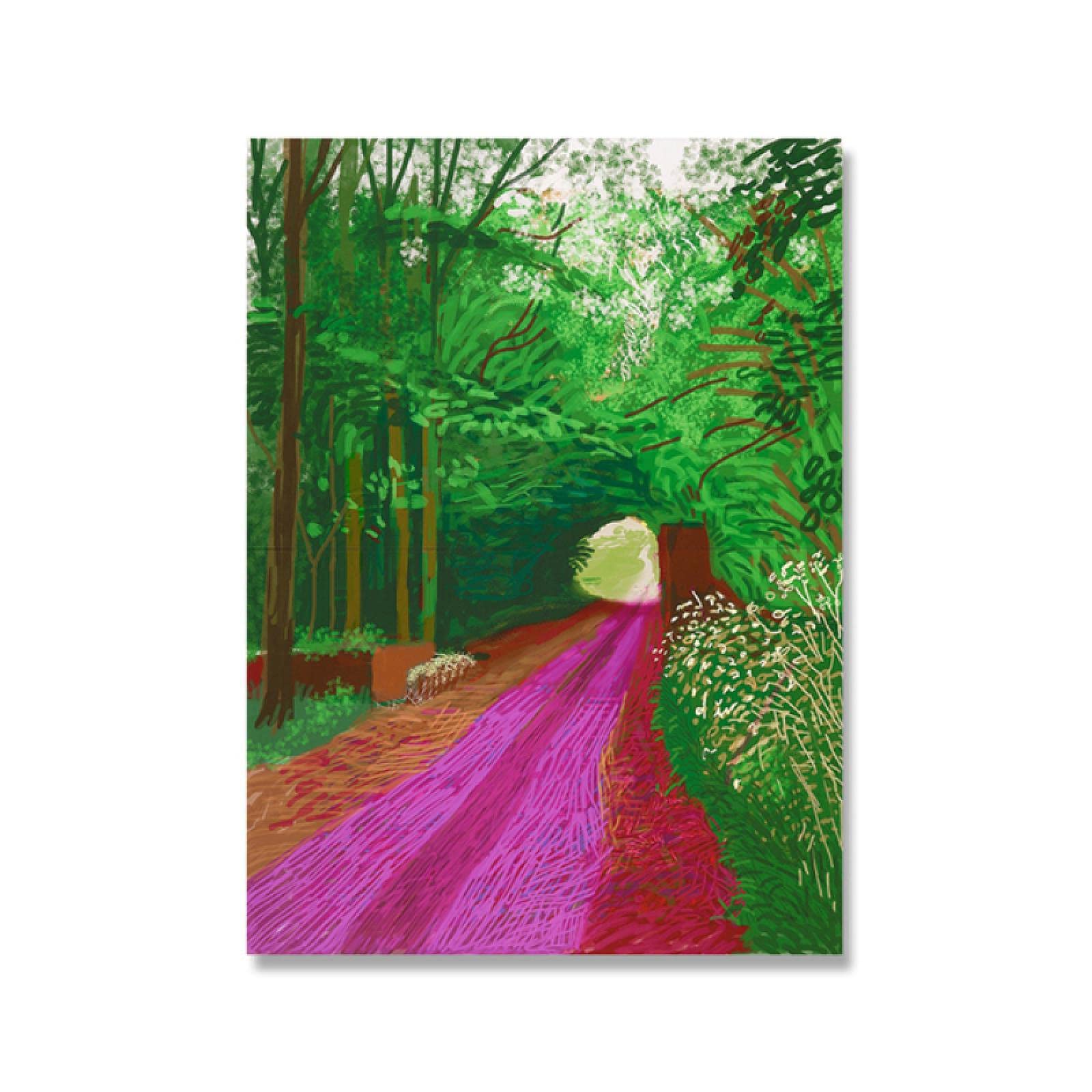 David Hockney Leinwand Poster 20x30cm - Moderne Wanddekoration Für Zuhause