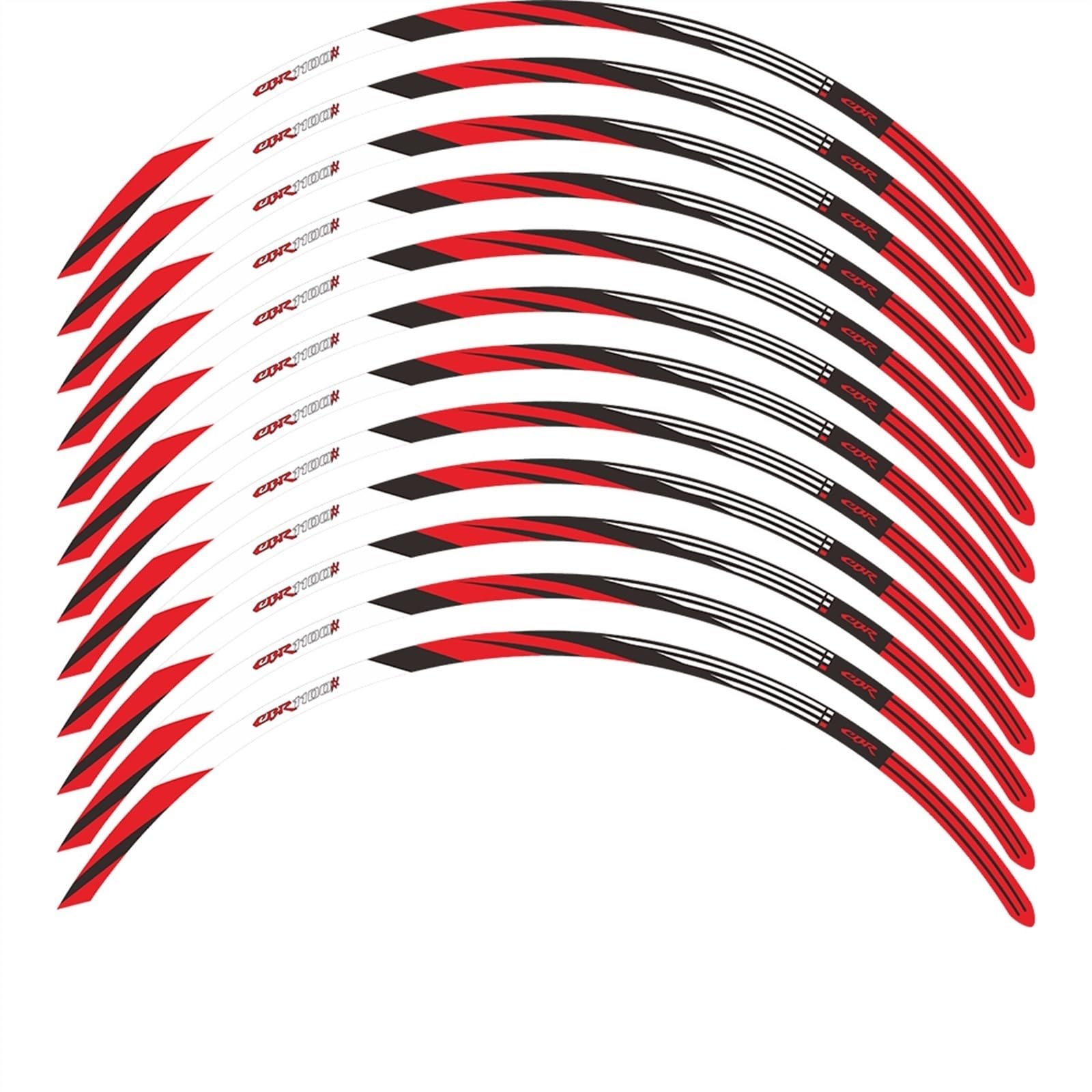for 1100XX for CBR 1100 for XX for Super Blackbird 1997-2009 2008 Motorcycle Decal Decorative Stripe(4)