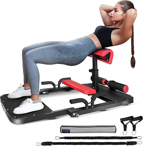 Yes4All Bulgarian Split Squat Stand, Single Leg Squat Roller, Single Squat Stand for Squats, Leg Lunges, Bodyweight Training