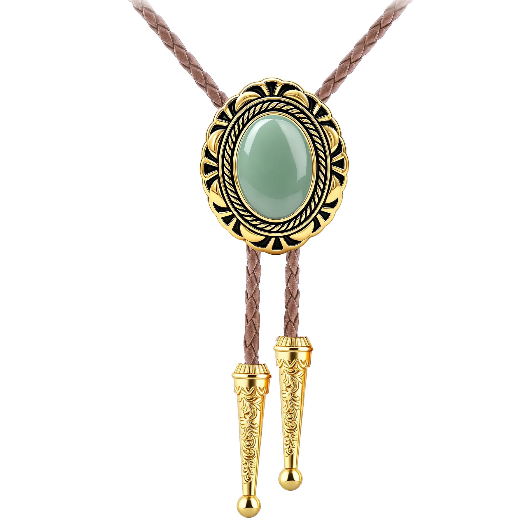 Jeilwiy Bolo Tie for Men Cowboy Ties Western Bolo Tie Necklace for Women