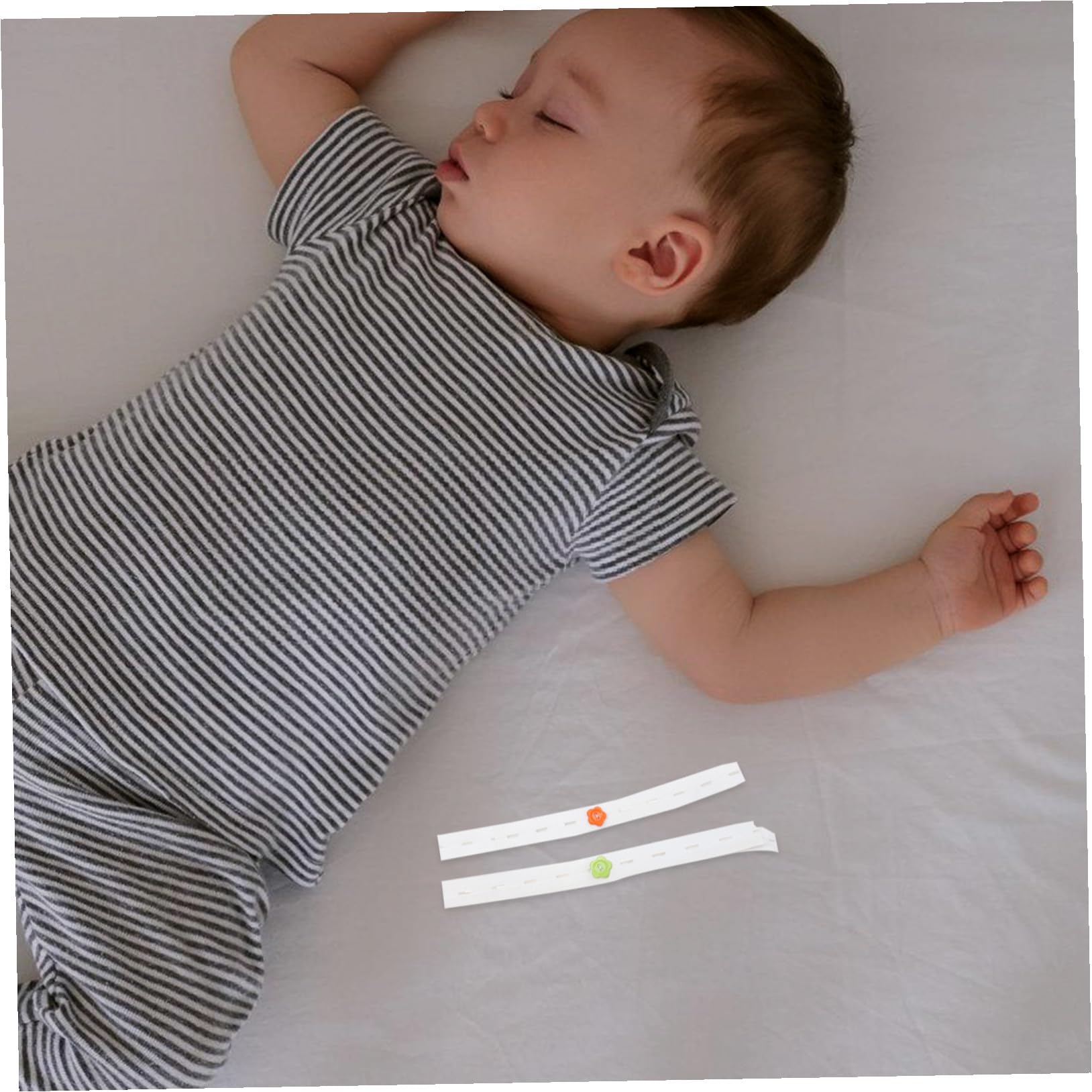 HEMOTON Fibbia Regolabile Bianca per Pannolini Elastica Resistente 40 Stili