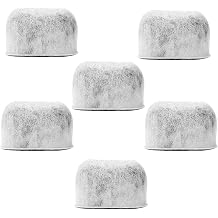 6 Pack Replacement Charcoal Water Filters for All Cuisinart Coffee Machines - Cuisinart Compatible Not Keurig Filters Replace Cuisinart DCC-RWF
