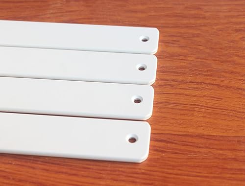 Miniatura 237 de Paquete de 4 soportes en L para estante, 8 pulg. largo x 6 pulg. alto x 1.5 pulg. ancho, grosor 03/64 pulg., soporte de hierro, metal, industrial