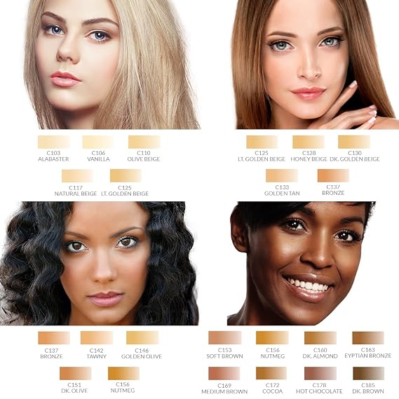 Dinair Airbrush Makeup RADIANCE Satin | 7.5 ml (0.25 fl oz.) | Alabaster