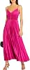 Club Monaco Womens Midi Pleated Dress