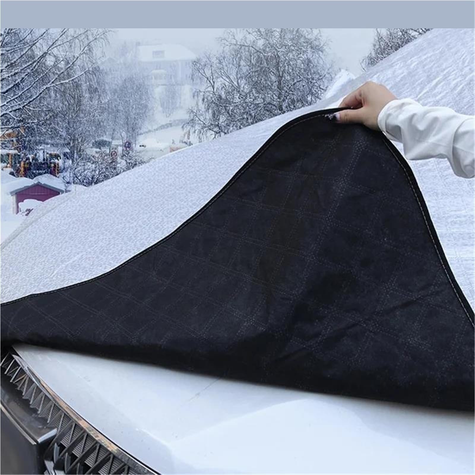 Copertura Parabrezza Inverno Protezione per Parabrezza per Auto, Protezione per Neve