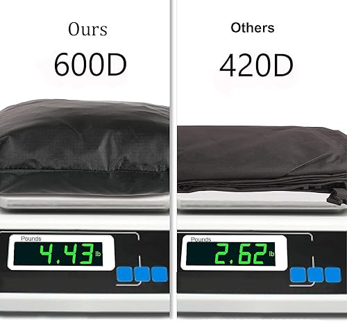 Miniatura 29 de Funda para columpio de porche de 73 pulgadas, resistente al agua, 600D Oxford, para colgar al aire libre, para todo tipo de clima, cubiertas