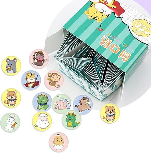 Miniatura 3 de 240 vendajes redondos lindos Kawai Animal Spot vendajes pequeños adhesivo parche transpirable para heridas pequeñas, espinillas y ampollas