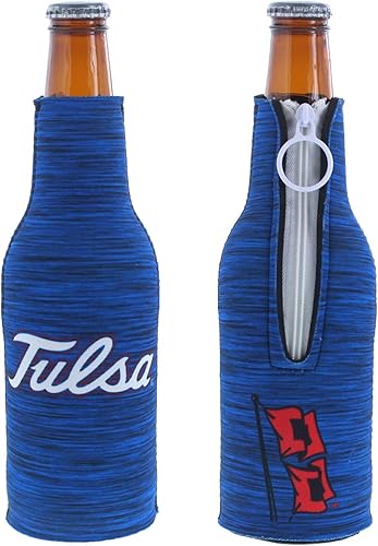 Miniatura 7 de Kolder Team College Logo - Soporte para botellas de neopreno aislado de 2 lados con cremallera para traje de traje Cooler 2 Pack Set (Arkansas)