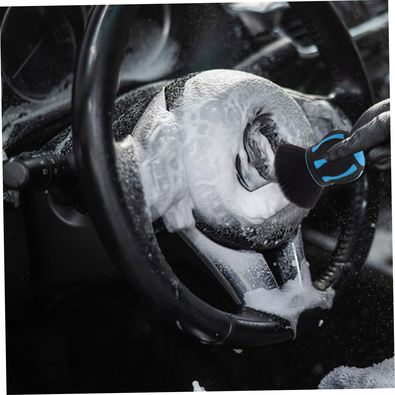 SOLUSTRE Multifunktionale Auto-Innenraum-bürste Mit Weiche Reinigungsbürste Für Lüftungsschlitze Und Details Effektives Auto-Detailing-Werkzeug