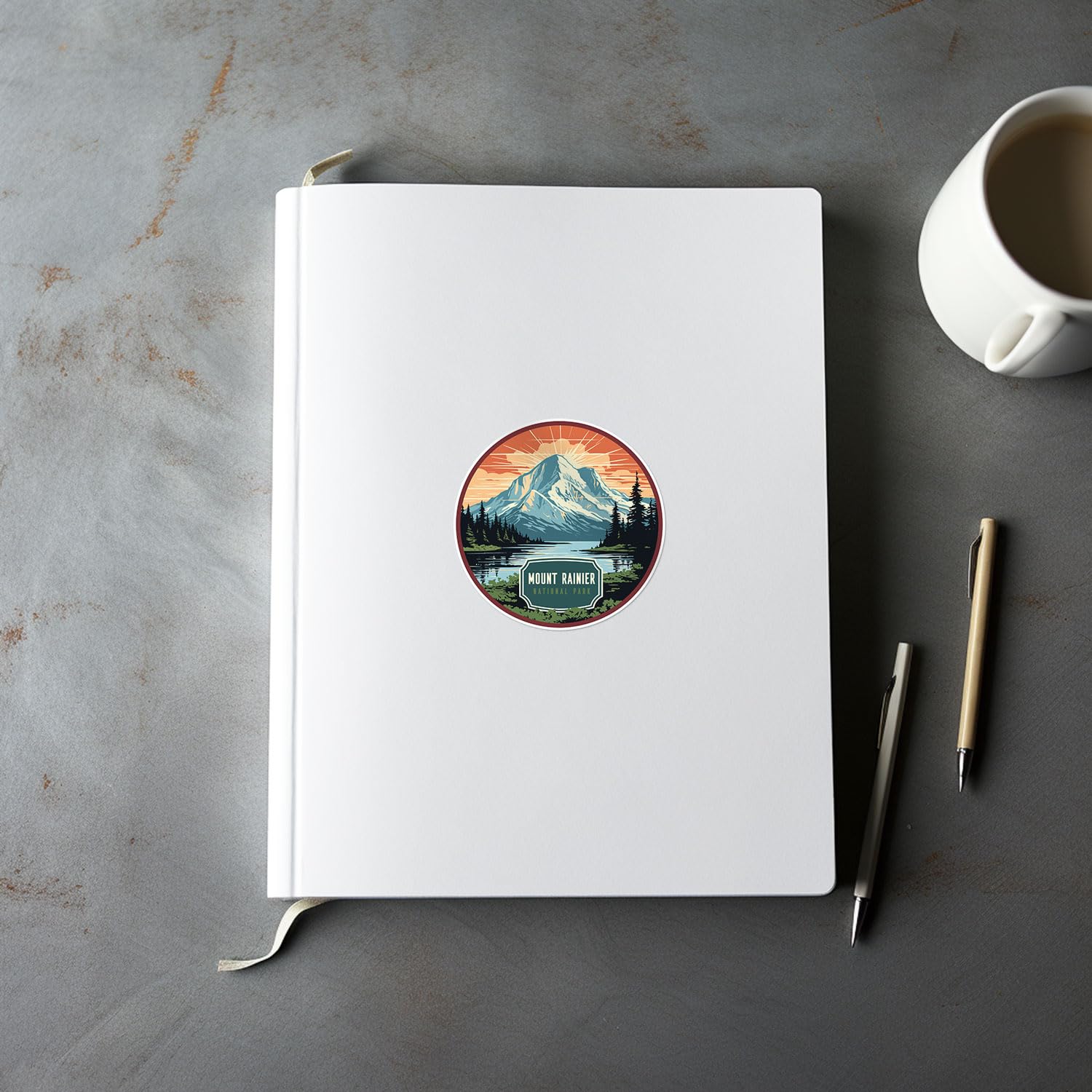 Zion National Park Waterproof Vinyl Sticker - 3 Inch Outdoor Decal For Cars, Laptops & Water Bottles