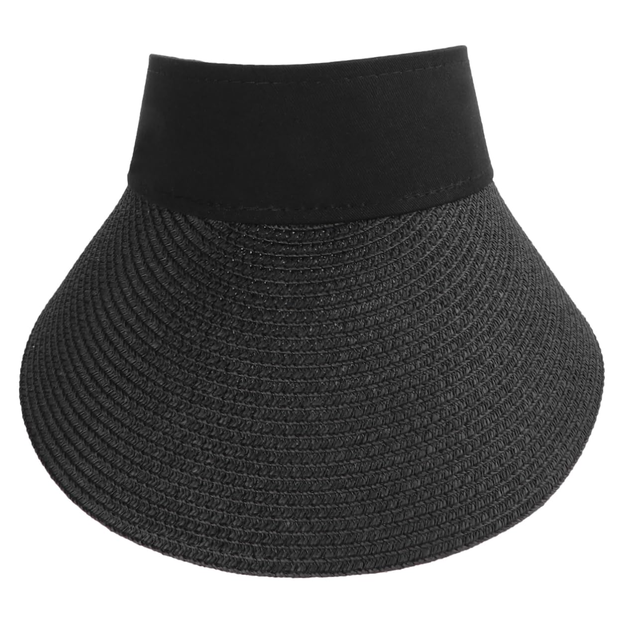 YSJNHX Sombrero para el Sol para niños y niñas, diseño vacío Creativo y liviano, Gorra Negra de ala Ancha para Exteriores para Actividades de niños y niñas