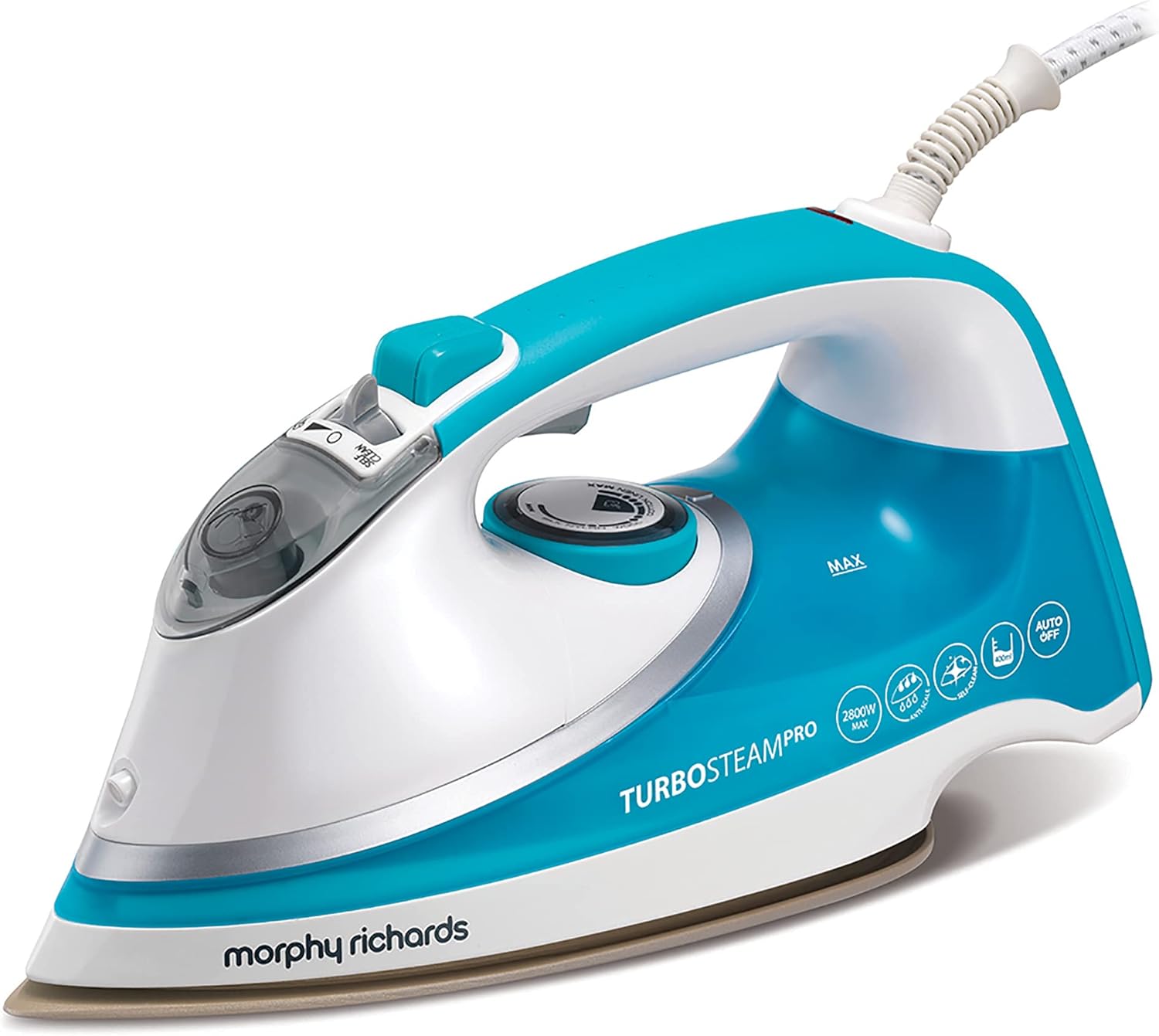 Turbosteam 303128 steam iron 303128 Steam Iron, White/Blue Amazon.co