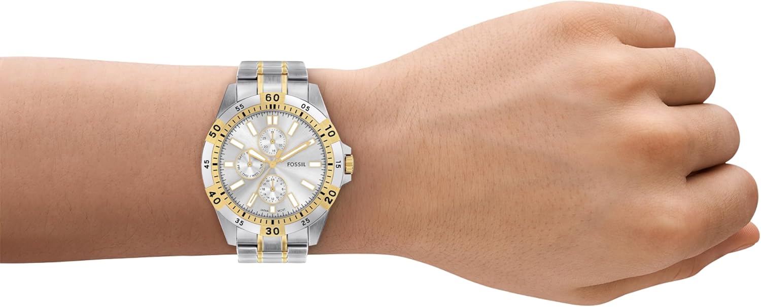 Fossil Men's Garrett Multifunction Two-Tone Stainless Steel Watch