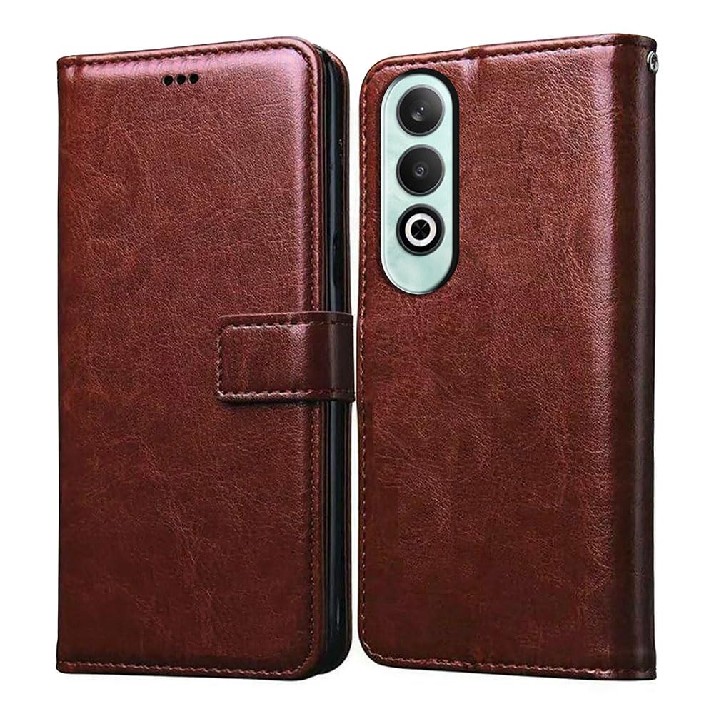 Amazon Brand- Solimo Flip for OnePlus Nord CE4 5G (Leather_Brown) (B0CZZZ7BCB) Amazon Price History, Amazon Price Tracker