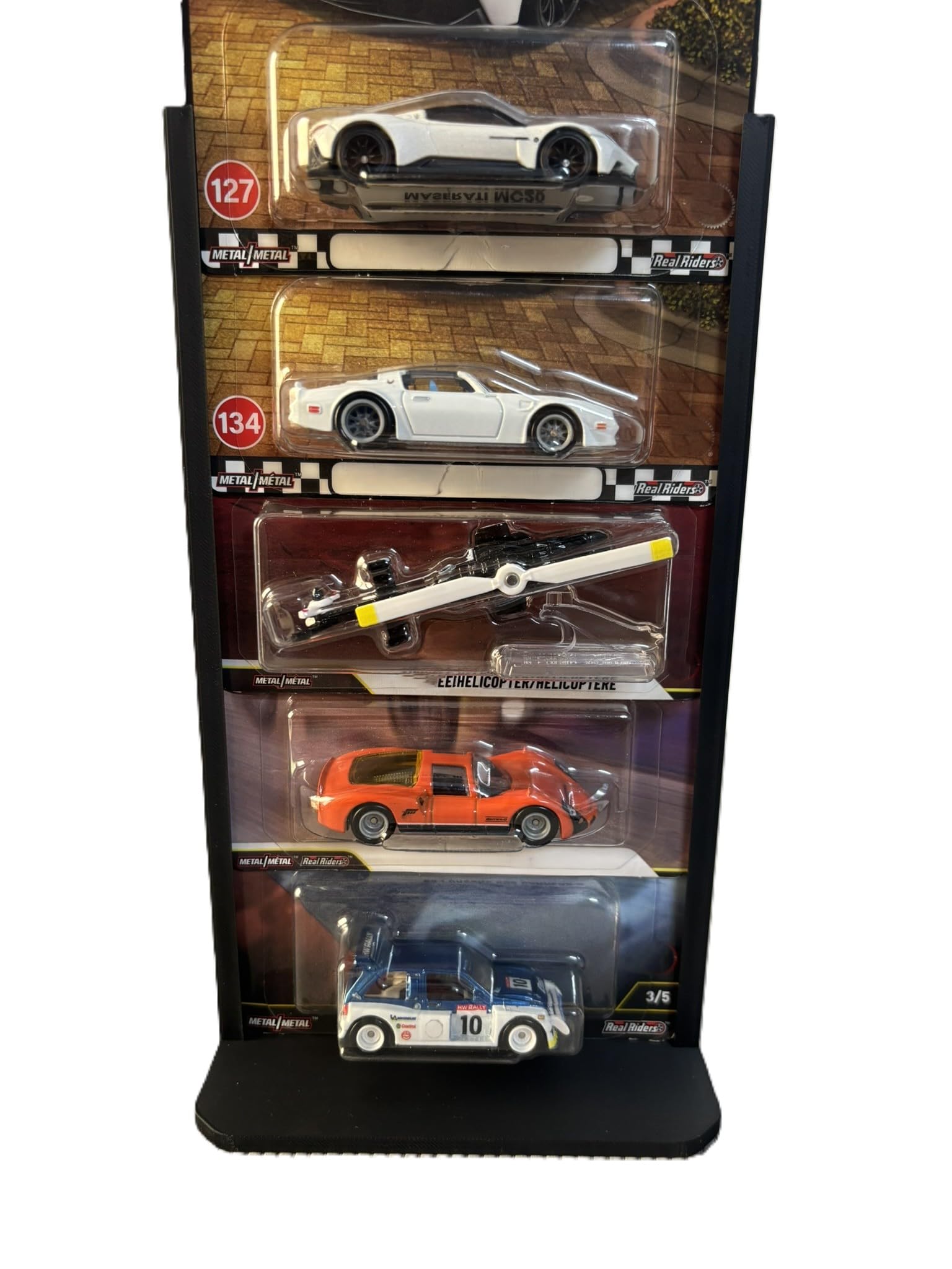 Display Stand for Hot Wheels Premium cards (5 Slots) | Premium 1