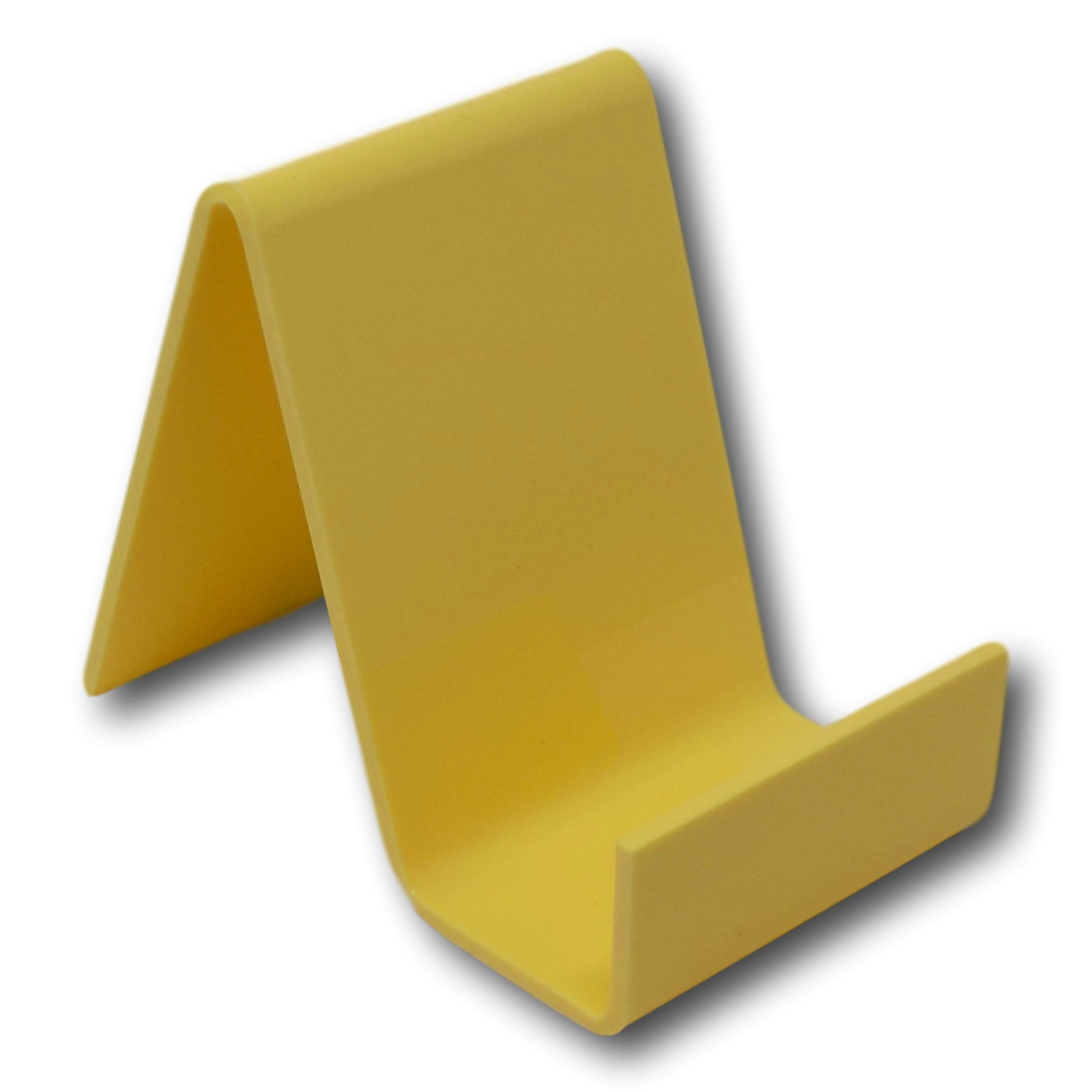 EPOSGEAR Small Plastic Acrylic Perspex Book Plate Retail Display Stand Holder - Perfect for Schools, Nurseries, Libraries etc (Lemon Bonbon) โ image 1