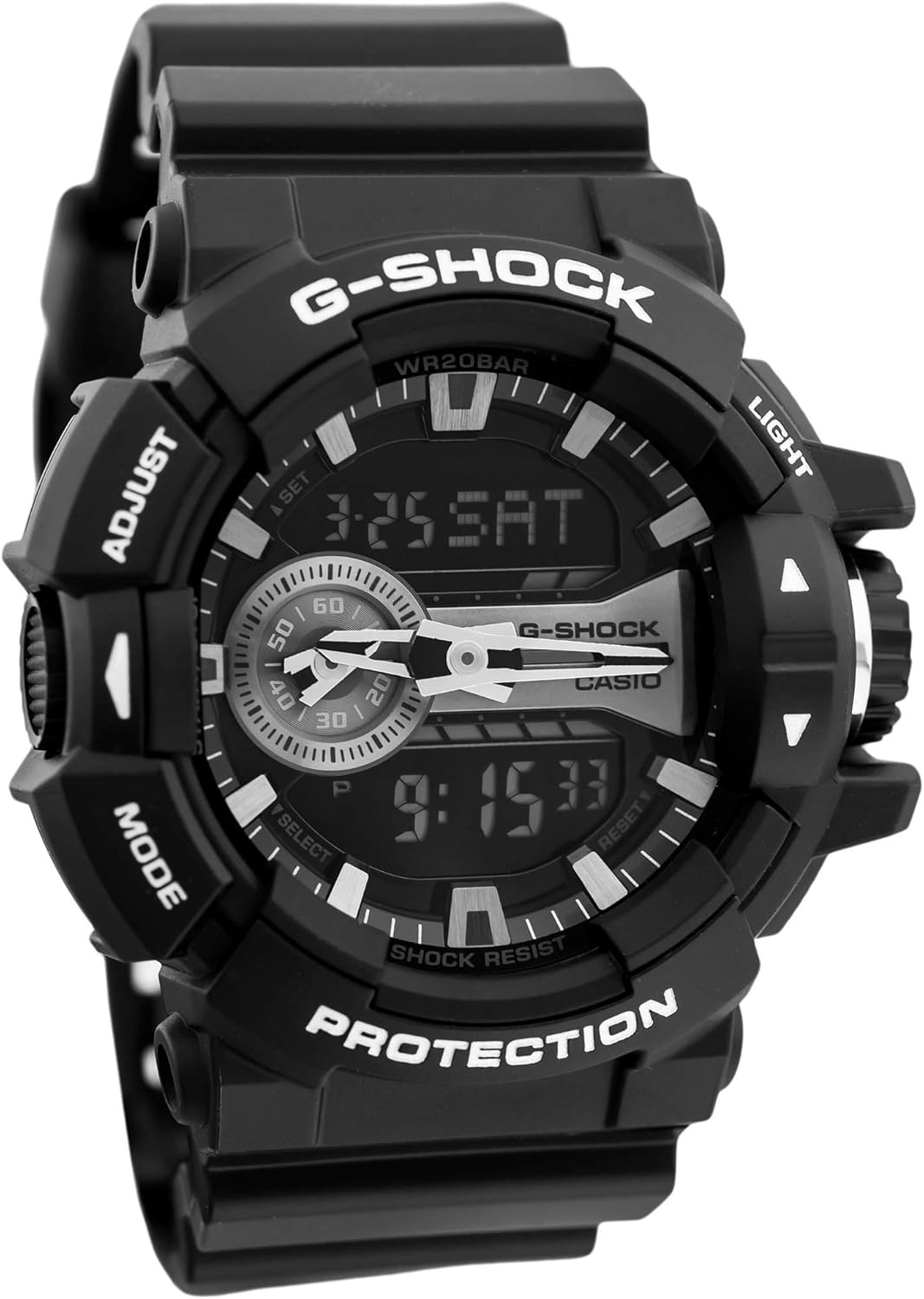 Casio Men's GShock GA400GB1A Black StainlessSteel Quartz Watch Amazon.ca Clothing, Shoes