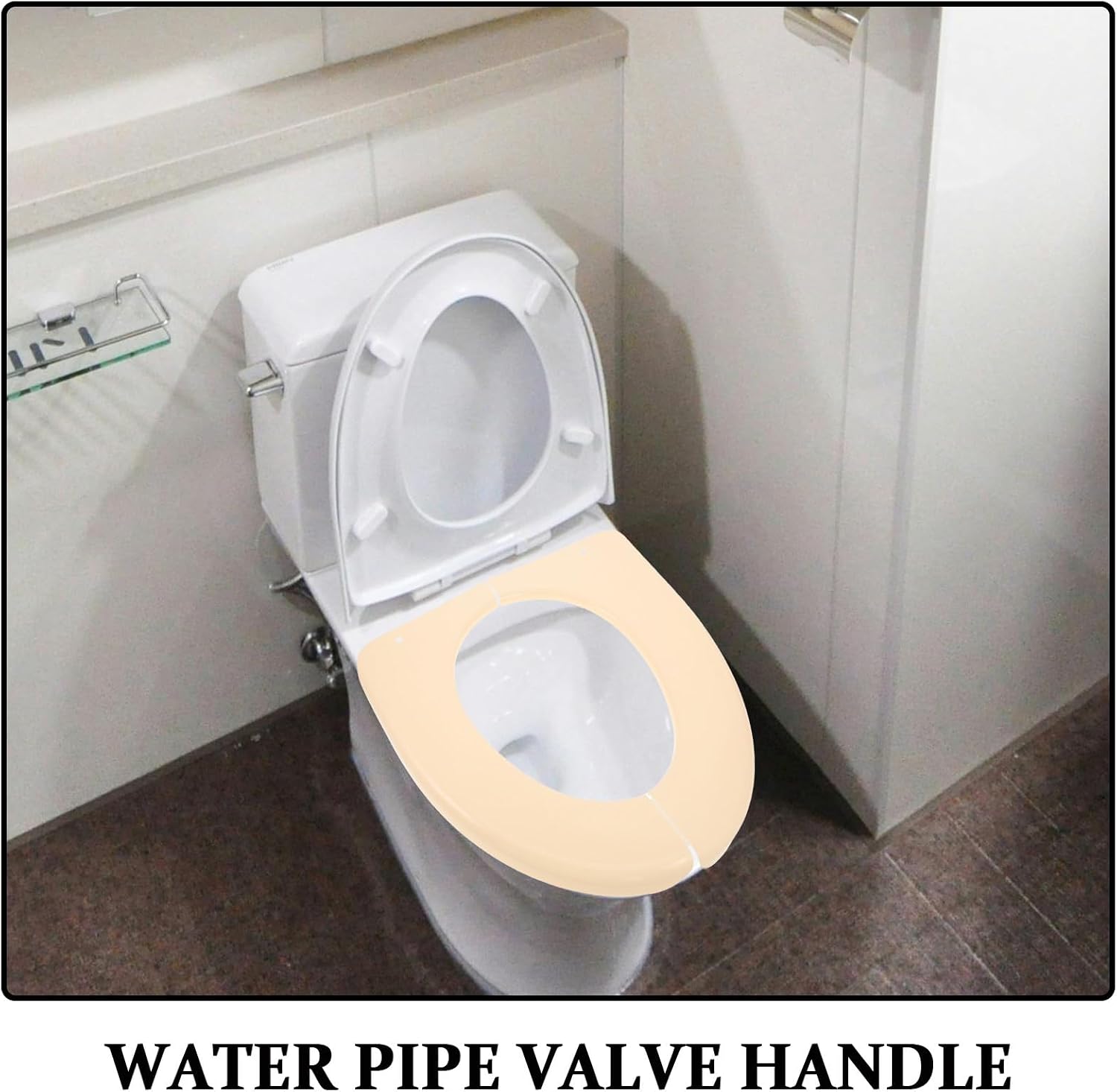 Foldable Toilet Seat Cover: Portable Toilet Training Pad - Plastic Adult Seat Training Protector for Bathroom Public Restrooms