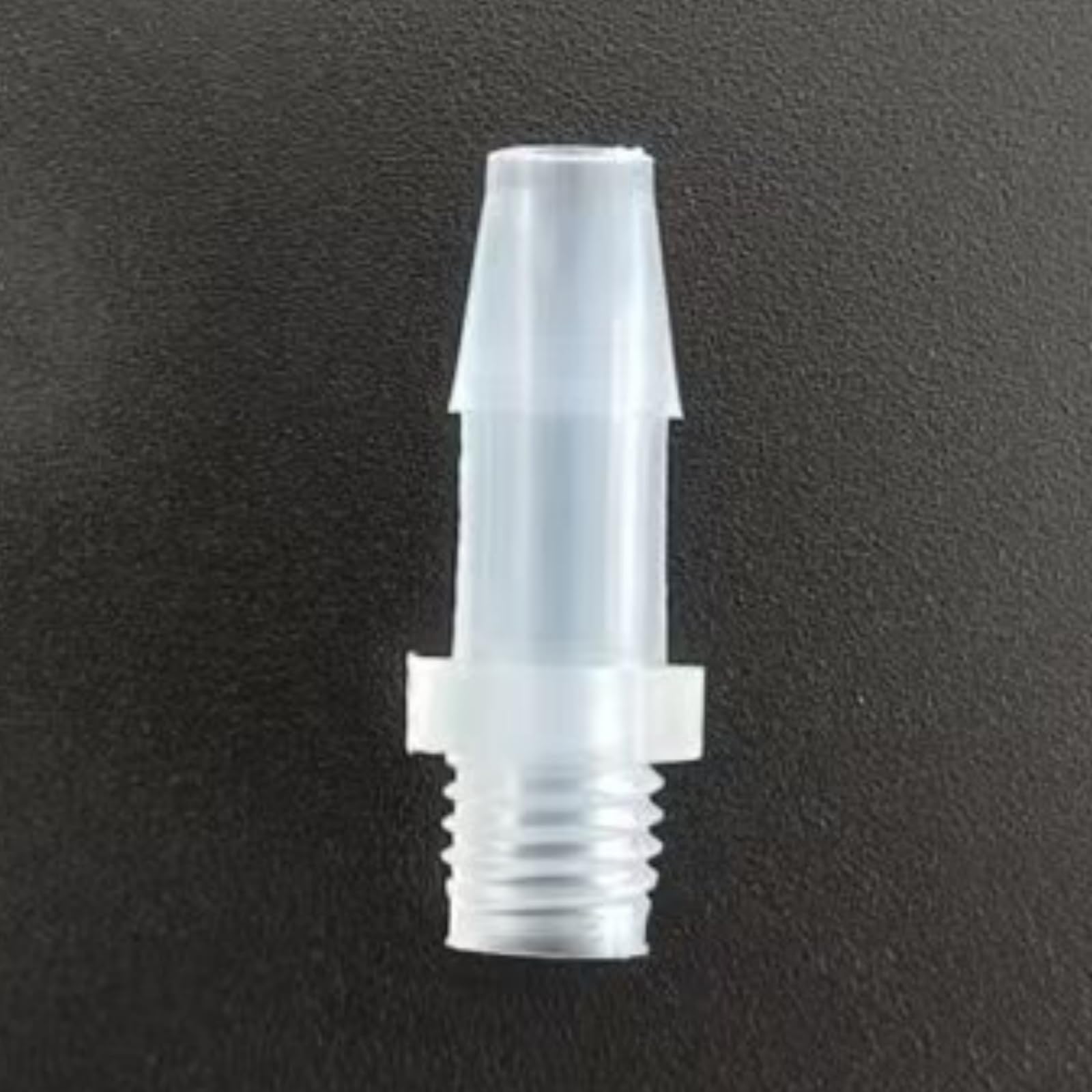 1/4-28UNF Male Threaded to Barbed Hose Connectors - 25 Pack, Durable PP Pipe Adapters for Laboratory and Food Machinery(4.8mm 3/16inch)
