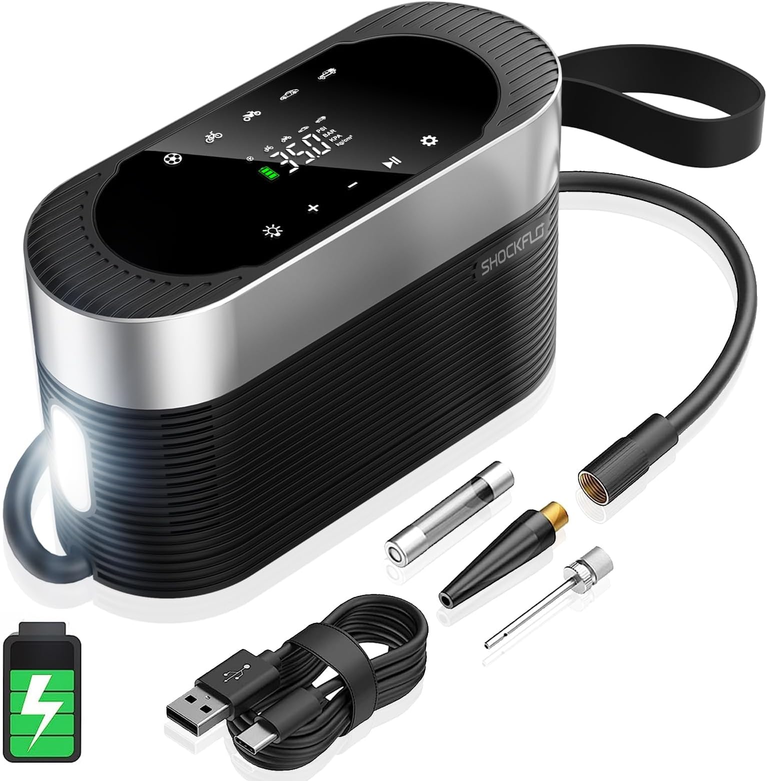 Test du mini compresseur Oasser sans fil 150 PSI